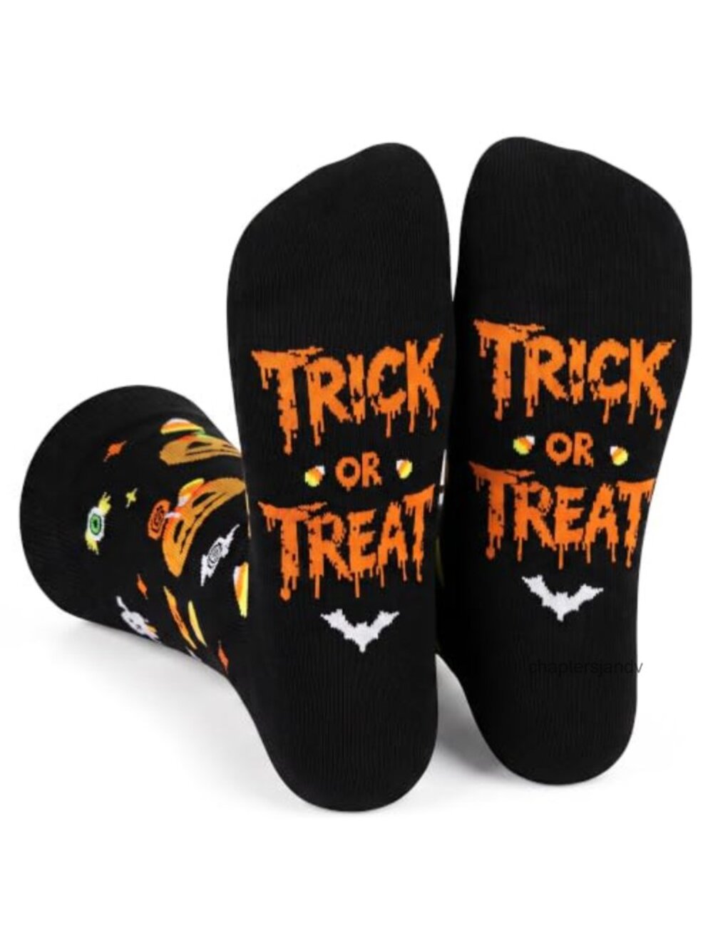 Funny Halloween Crew Socks Cotton Blend One Size Fits Most Novelty Gift